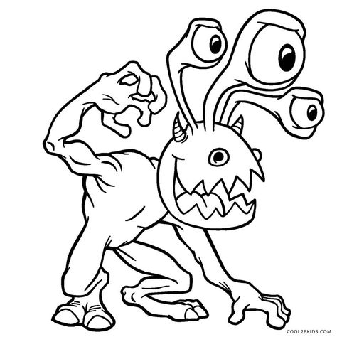 Free Printable Monster Coloring Pages For Kids Monster Truck Coloring Pages, Monster Coloring Pages, Monster Book Of Monsters, Monster Drawing, Singing Monsters, Truck Coloring Pages, Scary Monsters, Fall Coloring Pages, Online Coloring Pages