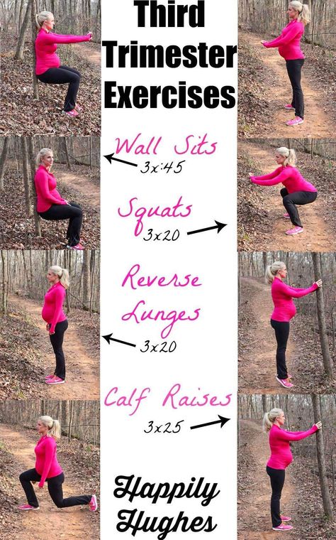 Third Trimester Exercise Routine | Prenatal Exercise | Healthy Mom | Labor and Delivery | featured by popular Atlanta fitness blogger Happily Hughes Third Trimester Workout, Baby Workout, 3rd Trimester, Prenatal Workout, Pregnancy Yoga, Prenatal Yoga, Pregnancy Health, Exercise Routine, Third Trimester