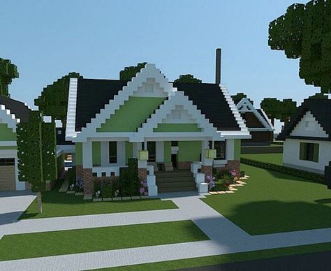 Casas De Minecraft Ideas Faciles, Minecraft Houses Ideas, Minecraft Suburban House, Minecraft Cool, Minecraft Aesthetic, Minecraft Farm, Minecraft Cottage, Houses Ideas, Minecraft City