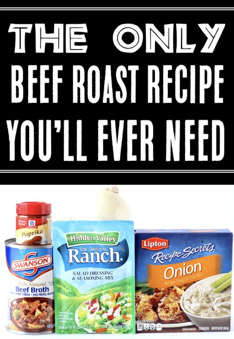 Beef Roast Crockpot Recipes Ranch Pot Roast Crock Pot Recipes, Pit Roast Crock Pot Easy Recipes, Slow Cooker Ranch Beef Pot Roast, Boneless Arm Roast Recipes, Beef Roast Crockpot Recipes With French Onion Soup, Best Crockpot Beef Roast, Beef Roast Crockpot Recipes Ranch Packet, Crock Pot Rump Roast Slow Cooker, Easy Crock Pot Roast Recipes