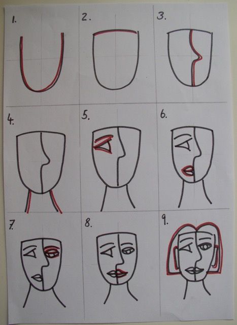 Picasso Abstract Face, Pablo Picasso Art Abstract, Cubism Art Picasso, Class Sketch, Picasso Faces, Pablo Picasso Cubism, Bug Snacks, Cubist Portraits, Picasso Artwork