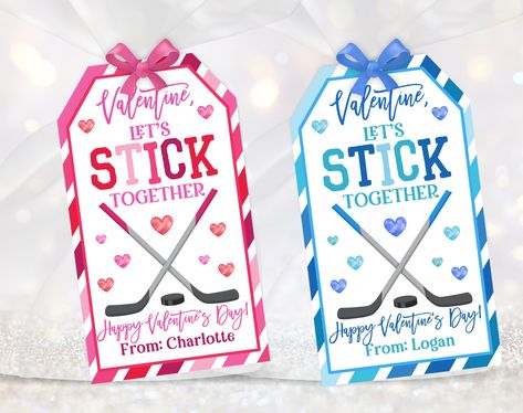 Sports Valentines, Hockey Valentines, Valentine Gift Tags, Valentine Classroom, Valentines Gift Tags, Valentine Tags, Valentines School, Classroom Valentine, Download Printables