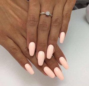 Hombre Nail, Peach Acrylic Nails, Just A, Manicured Nails, Peach Nails, Tropical Nails, Almond Shape Nails, Super Nails, Nails Spring