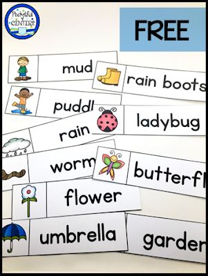 Here comes SPRING! Weather Kindergarten Activities, Preschool Word Walls, Kindergarten Writing Center, Spring Vocabulary Words, Spring Writing Activity, Writing Center Kindergarten, Spring Preschool Activities, Spring Vocabulary, Weather Words