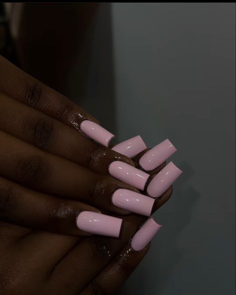 Plain Nails Ideas, Medium Length Nails Acrylic Square Design, Nails On Black Women, Track Fits, Plain Acrylic Nails, Solid Color Acrylic Nails, Flare Nails, Dark Pink Nails, Classy Acrylic