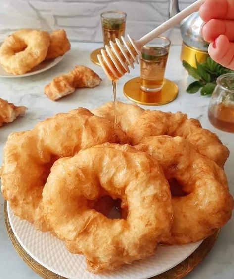 Algerian Sweets, Onion Rings, Pastry, Ethnic Recipes