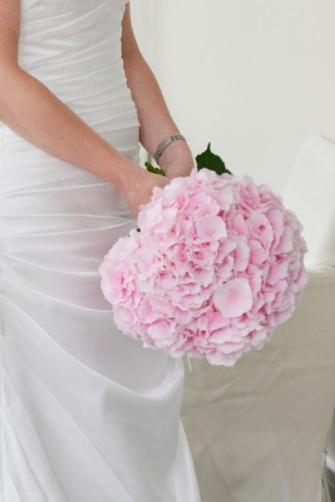 Simple and elegant pink hydrangea wedding bouquet Blush Pink Hydrangea Bouquet, Blush Hydrangea Bouquet, Hydrangea Wedding Bouquet Pink, Wedding Bouquets With Hydrangeas, Hydrangea Bouquet Pink, Peony Hydrangea Bouquet, Wedding Bouquets Hydrangea, Pink Bride Bouquet, Pink Bouquet Wedding