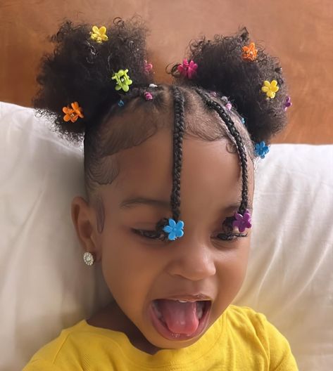 Toddler Hairstyles Girl Natural Hair, Cute Toddler Girl Hairstyles Black, Baby Girl Hair Styles Black Natural Kids, Hairstyles For Short Curly Hair Kids, 3c Toddler Hairstyles, Hairstyles For 1 Year Baby Girl Black, Toddlers Hairstyles Girl Black, Black Baby Hairstyles Short Hair, Kid Natural Hairstyles