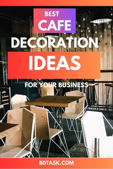 Cafe Decoration Ideas Theme Cafe Design, Dessert Cafe Interior Design, Coffee Shop Theme Ideas, Unique Cafe Concept Ideas, Unique Cafe Theme Ideas, Brunch Cafe Interior, Cafe Decoration Ideas, Coffeeshop Aesthetic Cozy, Cozy Cafe Aesthetic