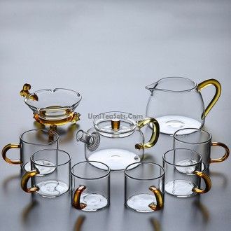 Tea Buffet, Dinner Set Design, Tea Sets Modern, Kitchen Decor Collections, Glass Tea Set, Tea Station, Brew Tea, Tea Cafe, Kitchen Interior Design Modern