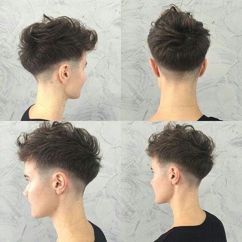 Stylish Boy Haircuts, Low Fade Haircut, Androgynous Hair, Men Haircut Curly Hair, Mens Hairstyles Thick Hair, Men Hair Color, Faded Hair, Men Haircut Styles, Mens Haircuts Fade