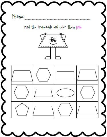 Today was my first day back!!  I am getting ready to head off to bed!  But I wanted to show you a quick activity that I made to review shape... Preschool Forms, Practice Drawing Shapes, Shape Practice, Preschool Steam, Preschool Shapes, Preschool Creative Art, Shape Worksheets For Preschool, Color Worksheets For Preschool, Color Practice