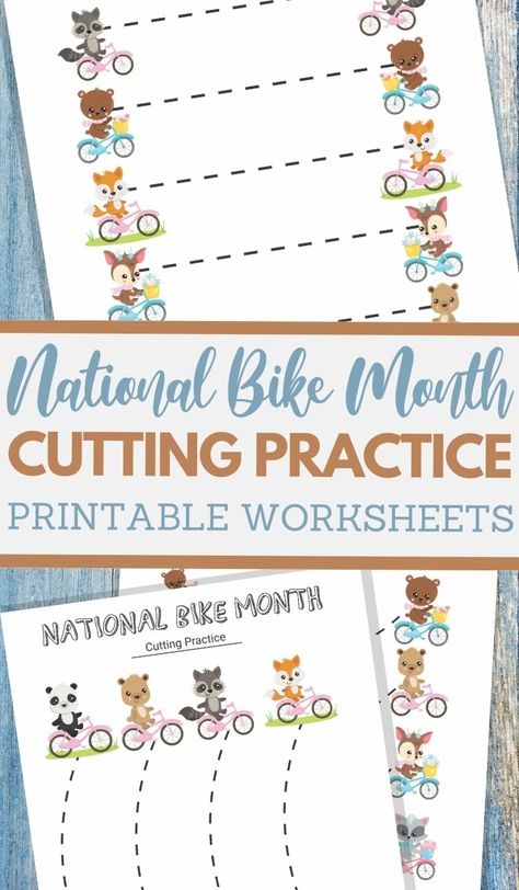 Bike Preschool Activities, Bicycle Activities For Preschool, Bike Safety Activities For Preschoolers, Bike Safety Activities, Teaching Safety, Safety Activities, Spring Lesson Plans, Bicycle Crafts, Bike Craft