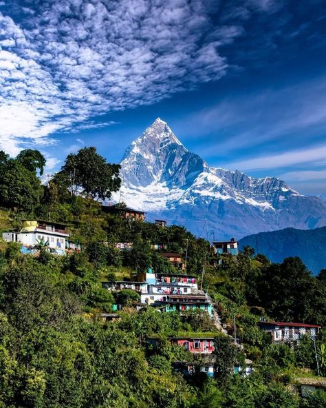 ➡️ Beautiful village near pokhara, Kaski 😍😍🥰. #unseenhimalayas #nepal #himalayangeographic #explore #pokhara #trekinnginnepal #wanderlusttravel #travellerphoto #trekkingadventure Mountains In India, Himalayas Nepal, Nepal Culture, Annapurna Circuit, Wallpaper Earth, Nepal Travel, Holiday Trip, Ghost Photos, Medical Tourism