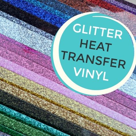 Siser Glitter Heat Transfer Vinyl Cricut Materials, Glitter T Shirt, T Shirt Making, Sublimation Heat Press, Vinyl Blanks, Diy Silhouette, Silhouette Cameo Files, Htv Projects, Wholesale Craft Supplies