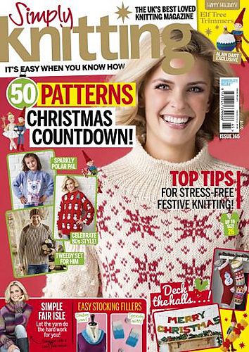 Ravelry: Simply Knitting 165, October 2017 - patterns Simply Knitting Magazine, Simply Knitting, Creative Knitting, Love Magazine, Quick Knits, Crochet Magazine, Knitting Magazine, Knitting Books, Christmas Trends