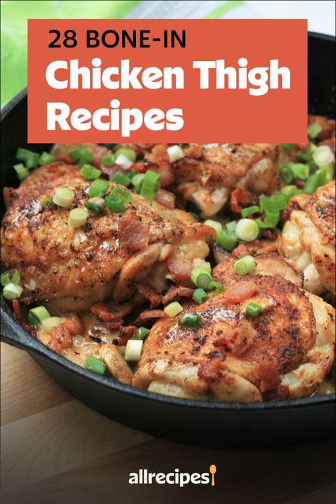 Ch8cken Thigh Recipes, Chicken Thigh Recipes With Skin And Bone, Quick Bone In Chicken Thigh Recipes, Bone In Chicken Thigh Dinner Recipes, Bone In Chicken Thigh Sheet Pan Recipes, Chicken Thigh Recipes For Two, Cast Iron Chicken Thigh Recipes, One Pan Chicken Thigh Recipes, Bone In Chicken Thigh Casserole Recipes