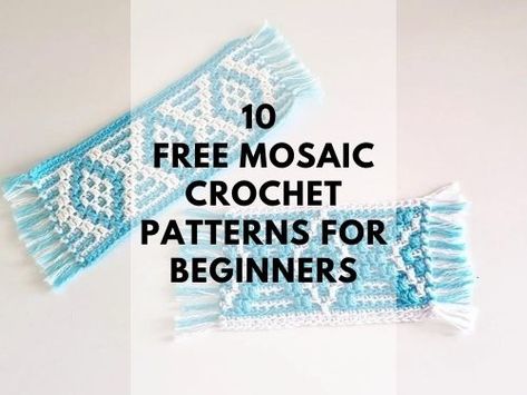 Mosaic Crochet For Beginners, Easy Mosaic Crochet Patterns Free, Beginner Mosaic Crochet Patterns Free, Free Mosaic Crochet Patterns, Mosaic Crochet Patterns Free, Mosaic Crochet Patterns, Moss Stitch Crochet, Crochet Pants Pattern, Easy Mosaic