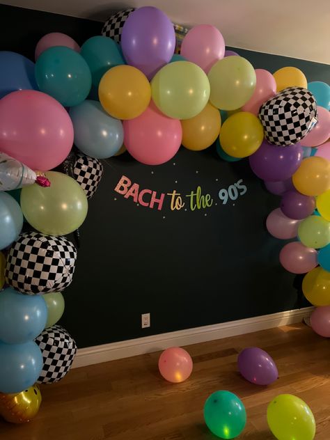 #90s #90sparty #90sbachelorette #1990s #90sballoonarch #bachtothe90s 90s Bachelorette, Bachelorette Ideas, Balloon Arch, The 90s, I Got This, Arch, Balloons