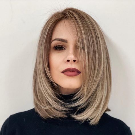 Haircut For Shoulder Length Hair, Balayage Straight Hair, Pin Straight Hair, Wavy Wedding Hair, Choppy Bob Haircuts, Prom Hair Updo, Fine Straight Hair, Hairstyles And Haircuts, Straight Blonde Hair