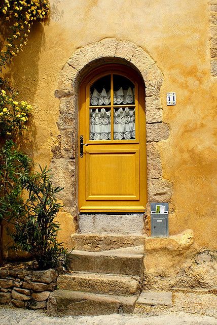 http://www.flickr.com/photos/lechatbon/4055572599/ Yellow Door, When One Door Closes, Yellow Doors, Cool Doors, Antique Doors, Door Gate, Old Doors, Unique Doors, Door Color