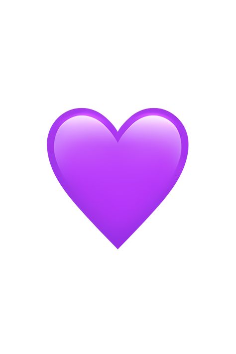 Purple Heart Emoji, Heart Emoji Stickers, Picture Of Heart, Purple Love Heart, Purple Emoji, Draw A Heart, Purple Meaning, Love Heart Emoji, Violet Heart