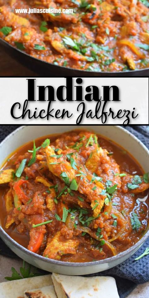 Chicken Jafreezi, Indian Chicken And Rice Recipes, Chicken Jalfrezi Recipe Pakistani, Jalfrezi Chicken, Chicken Jalfrezi Recipe, Jalfrezi Recipe, Chicken Jalfrezi, India Recipes, Chicken Vindaloo