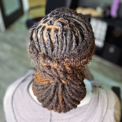 Goddess Locs Updo Styles, Dread Styles For Wedding, Loc Styles For Wedding Bridesmaid, Loc Styles For Interview, Loc Curls Styles Dreads, Low Bun Loc Styles For Women, Locs In Low Bun, Loc Styles For Brides, Bridal Hair Locs