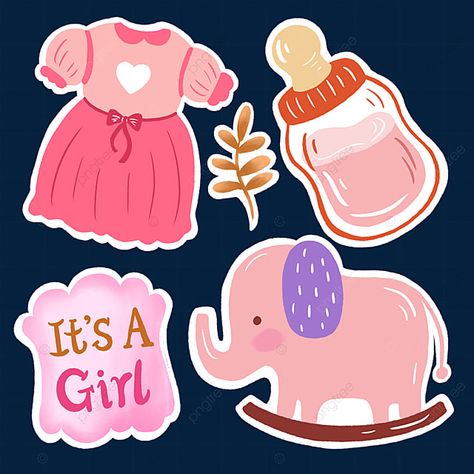 baby,sticker,dress,elephant,feeding bottle,leaf,label,girl,pink,baby shower,baby clipart,girl clipart,elephant clipart,leaf clipart,cute clipart,dress clipart,pink clipart,sticker clipart,label clipart Baby Girl Stickers, Baby Shower Props, Baby Word Art, Toys Stickers, Baby Shower Hamper, Pink Clipart, Pink Baby Shower Decorations, Elephant Clipart, Sticker Clipart