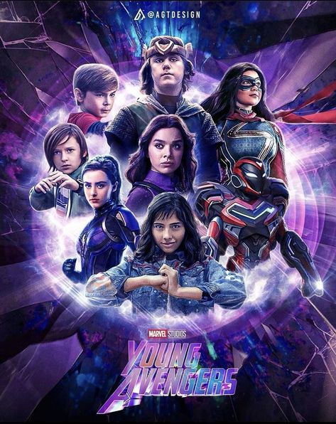 Iman Vellani, Marvel Young Avengers, America Chavez, Marvel Movie Posters, New Movie Posters, Concept Poster, Marvel Superhero Posters, Marvel Quotes, Marvel Images