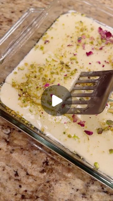 Connie Kazan (Homayed) on Instagram: "With Ramadan in less than a month away I’m showing you some of my favorite desserts for all of you to enjoy.   Layali Luban   4 cups milk  2/3 cups semolina  2/3 cup sugar  2 tablespoons rose water  Dash of salt 1 teaspoon vanilla   In a pot on meat heat, mix all these ingredients together but not the vanilla once it thickens add the vanilla remove from the stove immediately. In a 9 x 13 tray lightly spray it with oil spray and wipe it down with a napkin very lightly. Pour the semolina pudding and spread it out evenly.   Ashta topping  1 1/2 cup heavy whipping cream  1/2 cup milk  2 tablespoons sugar  3 tablespoons cornstarch  In a small pot on medium heat mix all these ingredients together don’t stop mixing. The milk will burn. Once it boils you’ll no Semolina Dessert Recipe, Non Bake Desserts, Semolina Pudding, Ramadan Desserts, Arabic Dessert, Middle Eastern Desserts, Arabic Sweets, Milk Cake, Ramadan Recipes