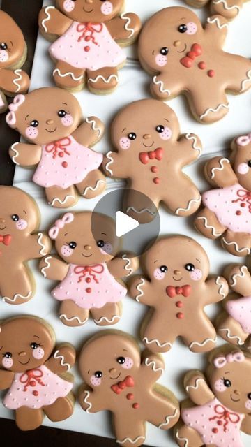 Karen Massey-Cerda on Instagram: "Dozens and dozens for Christmas week☕️😵‍💫😆 #christmascookies #gingerbreadcookies #decoratedsugarcookies #decoratedcookies #sugarcookies #sugarcookiesofinstagram" Gingerbread Girl Cookies Decorated, Gingerbread Girl Cookie, Christmas Week, Gingerbread Girl, Xmas Cookies, Christmas Cookies Decorated, Cookie Cake, Sugar Cookies Decorated, Cake Cookies