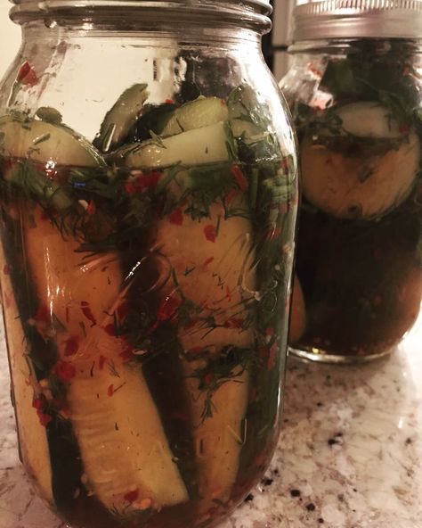 Better than Wickles - Homemade Pickles Wickles Pickles Recipe, Crispy Pickles Recipe, Pickle Recipes Homemade, Zero Calorie Foods, Pickles Recipe, Zucchini Flowers, Pickling Salt, Pickle Recipe, Spiralized Vegetables