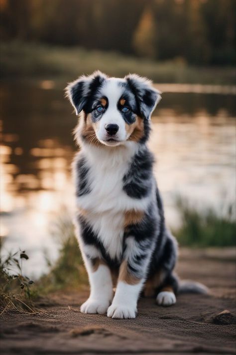 The Rarest Australian Shepherd Colors: A Guide to the Most Unique Hues Cute Australian Shepherd Puppies, Pretty Dog Breeds, Australian Shepherd Aesthetic, Australian Shepherd Colors, Border Collie Colors, Dog Australian Shepherd, Australian Shepherd Puppy, Cute Dogs Images, Aussie Puppies