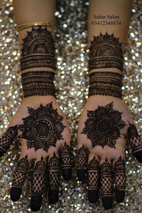 Sister Mehndi, Mehndi Designs Finger, Henna Hand Designs, Arabic Mehandi, Brides Sister, Eid Mehndi Designs, New Bridal Mehndi Designs, Henna Tattoo Hand, Mehndi Designs For Kids