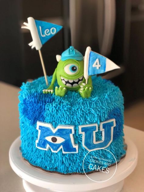 Monster University Birthday Cake, Monsters University Cookies, Monsters University Cake, Monster Inc Cake, Cake Boos, Monster University Cakes, Monsters Inc Cupcakes, Monster University Birthday, Monster Inc Cakes