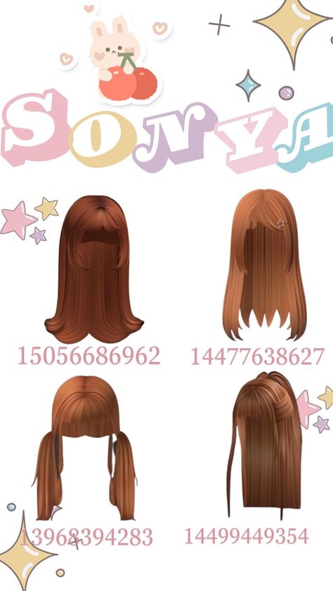 Bloxburg Hair Codes Ginger, Ginger Codes Berry Ave, Roblox Hair Codes Ginger, Hair Codes Ginger, Roblox Avatar Codes Berry Ave, Ginger Hair Codes, Roblox Hair Codes, Roblox Sign Up, Brown Hair Roblox