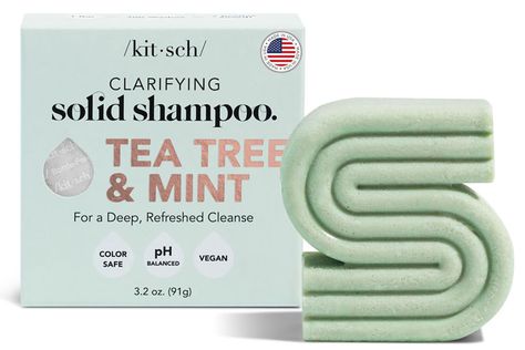 Tea Tree Mint Shampoo, Castor Oil Shampoo, Shampoo For Itchy Scalp, Hair Conditioner Bar, Bar Shampoo, Natural Shampoo Bar, Mint Shampoo, Tea Tree Shampoo, Solid Shampoo Bar