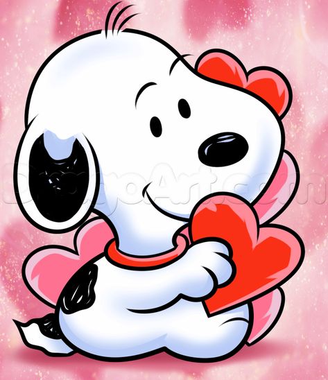 how to draw valentine snoopy Valentine’s Day Sketch Ideas, Valentines Day Drawings Art, Cute Valentines Drawings, Draw Valentines Day, Valentine’s Day Painting On Canvas, Valentines Day Snoopy, Draw Valentine, Valentine Drawings, How To Draw Snoopy