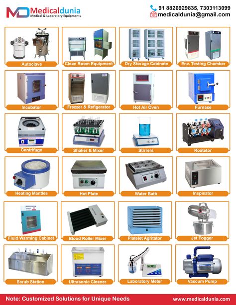 Medicaldunia is India’s Most Reputed Manufacturer & Supplier of Medical Equipment, Laboratory Equipment, Hospital Furniture & Instrument. The company's head office is located in Delhi, India. We believe in providing quality of highest level. We have faith in giving nature of most elevated level. Clinical Pathology Laboratory, Medical Lab Equipment, Medical Labrotary, Hospital Equipment Medical, Science Lab Decorations, Chemistry Lab Equipment, Laboratory Techniques, Medical Laboratory Technician, Hospital Equipment