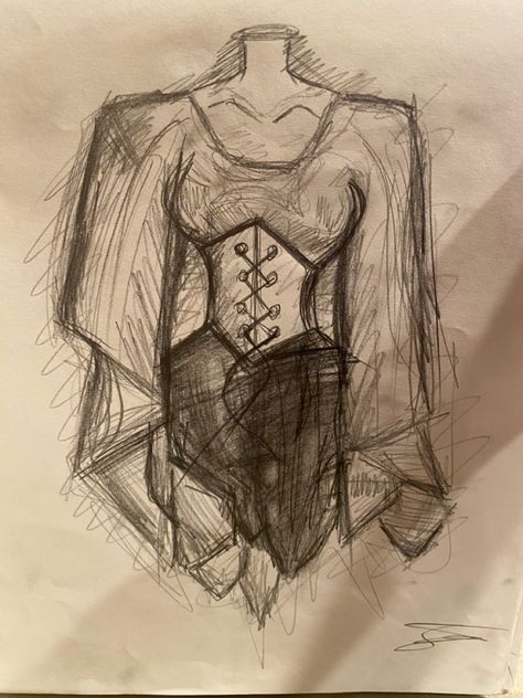 Corset Outfit Drawing Sketches, Male Corset Drawing, Corset Dress Drawing Sketches, Corset Top Drawing, Corset Drawing Reference, Corset Drawing, Kidcore Art, Shorts Drawing, Fairy Drawings