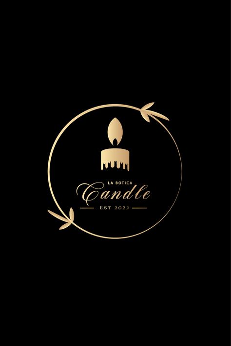 Elegant Candle Logo Design Candle Logo Design Inspiration, Candles Logo Design, Ig Icons Highlights Aesthetic, Candle Logo Design, Me Logo, Candles Ideas, African Hair Wrap, Candle Logo, Light Logo