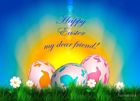 Easter Wall Art, Easter Images, About Easter, My Dear Friend, Easter Greetings, Easter Design, Happy Spring, Easter Celebration, Colorful Fish