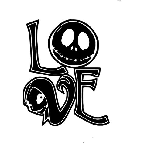 Note Ideas, Sally Nightmare, Paint Stencils, Sally Nightmare Before Christmas, The Word Love, Print Outs, Word Love, Silhouette Ideas, Jack And Sally