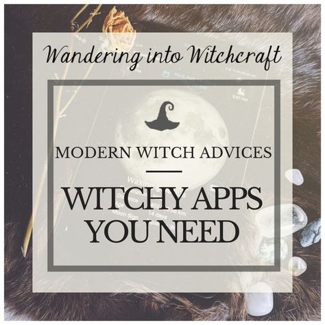 Best Apps For Witches, Apps For Witches, Witchy Apps, Witchcraft Resources, White Witch Spells, Witch Apps, Hoodoo Spells, Witch Board, Witchy Tips