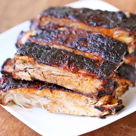 Baked Spare Ribs, Easy Rib Recipes, Cooking Pork Ribs, Oven Pork Ribs, Baked Ribs Recipe, Pork Spare Ribs Recipe, Spare Ribs Recipe, Cooking Pork, Oven Baked Ribs