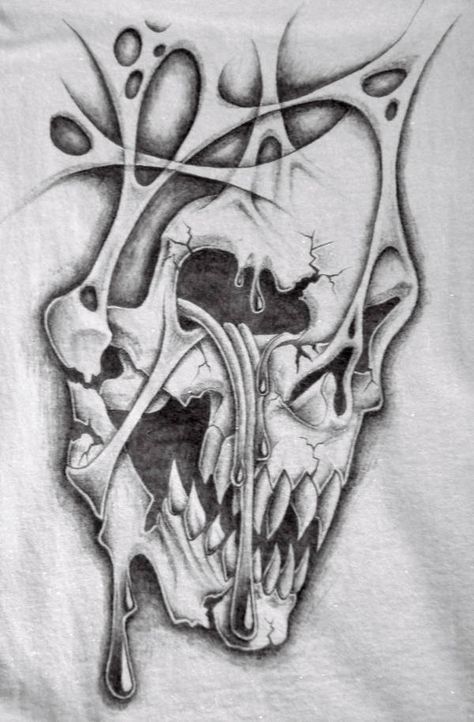 Evil Skull Tattoo, Skull Art Tattoo, Skull Stencil, Tatoo Inspiration, Skull Sleeve Tattoos, Evil Tattoos, Muster Tattoos, Skull Art Drawing, Skulls Drawing