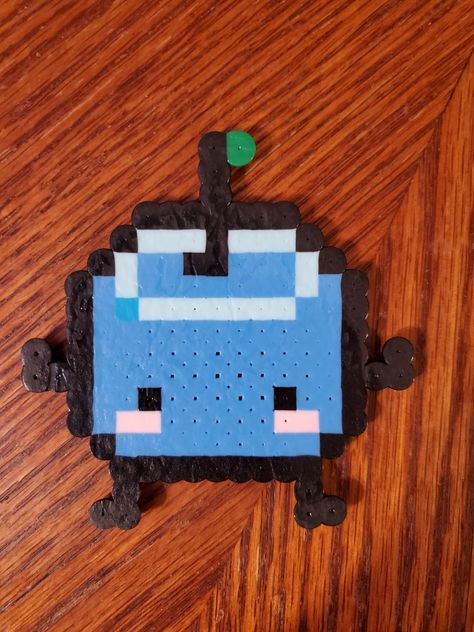 Krobus Stardew, Stardew Valley Junimo, Easy Perler Beads Ideas, Stardew Valley, Perler Bead Patterns, Perler Bead, Bead Patterns, Hama Beads, Perler Beads