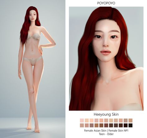 Download | POYOPOYO The Sims 4 CC creator Sims4 Cc Asian Skin, Sims Asian Skin, Sims 4 Asian Cc Patreon, Sims 4 Asian Preset, Sims 4 Cc Skin Asian, Sims 4 Skin Female, Sims 4 Cc Skin Female, Sims4 Asian Cc, Sims Asian Cc