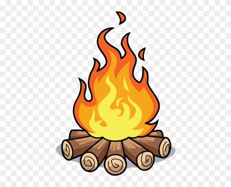 Fire Drawing Easy, Campfire Drawing, Camping Vector, Camping Clipart, Fire Drawing, Fire Icons, Diy Clouds, Free Clipart Images, Holiday Icon